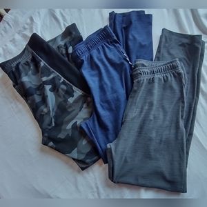 3 pairs boys old Navy lightweight athletic pants XL